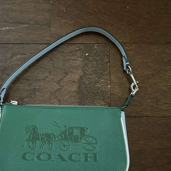 Coach- Nolita green colorblock handbag-NWT Retail $188 - Picture 9 of 12